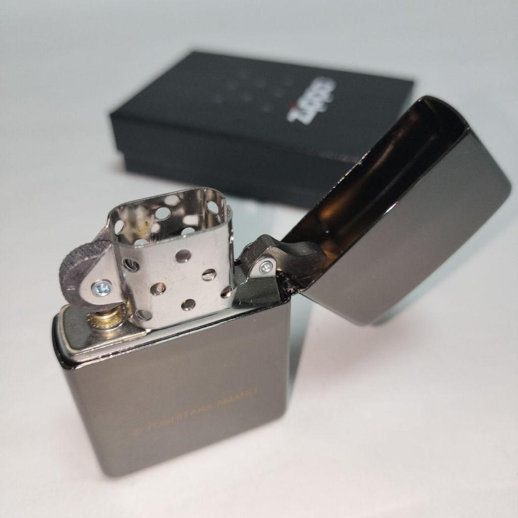[USED] Zippo Oil Lighter Gatchaman Yoshitaka Amano Black
