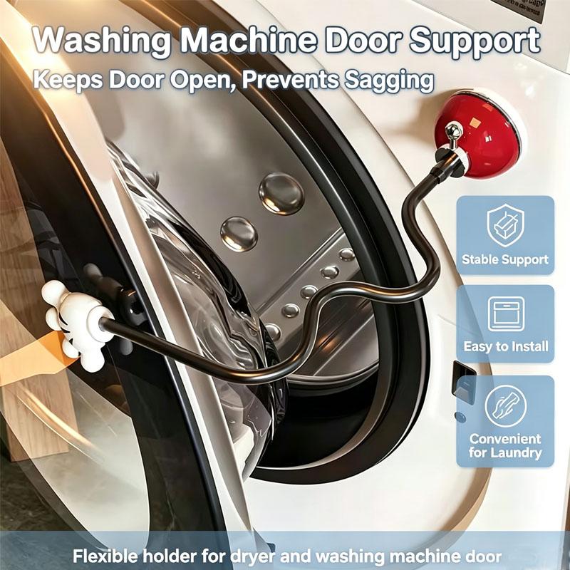 Front-load Washing Machine Door Stopper. The Removable Suction-type Front-load Washing Machine Door Stopper Keep Open Moisture-proof and Mold-proof