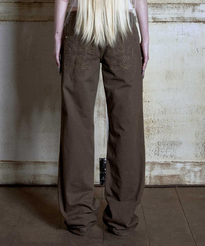 Opeoseu0012 Op.08 Og-Classic Lowrise Pants Brown