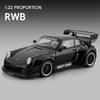 1/22 Porsche 993 RWB 911 Supercar Alloy Model Car Toy Diecasts Metal Casting Sound and Light Car Toys for Children Vehicle
