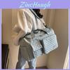 Large Capacity Lightweight Nylon Travel Bag With Shoe Compartment For