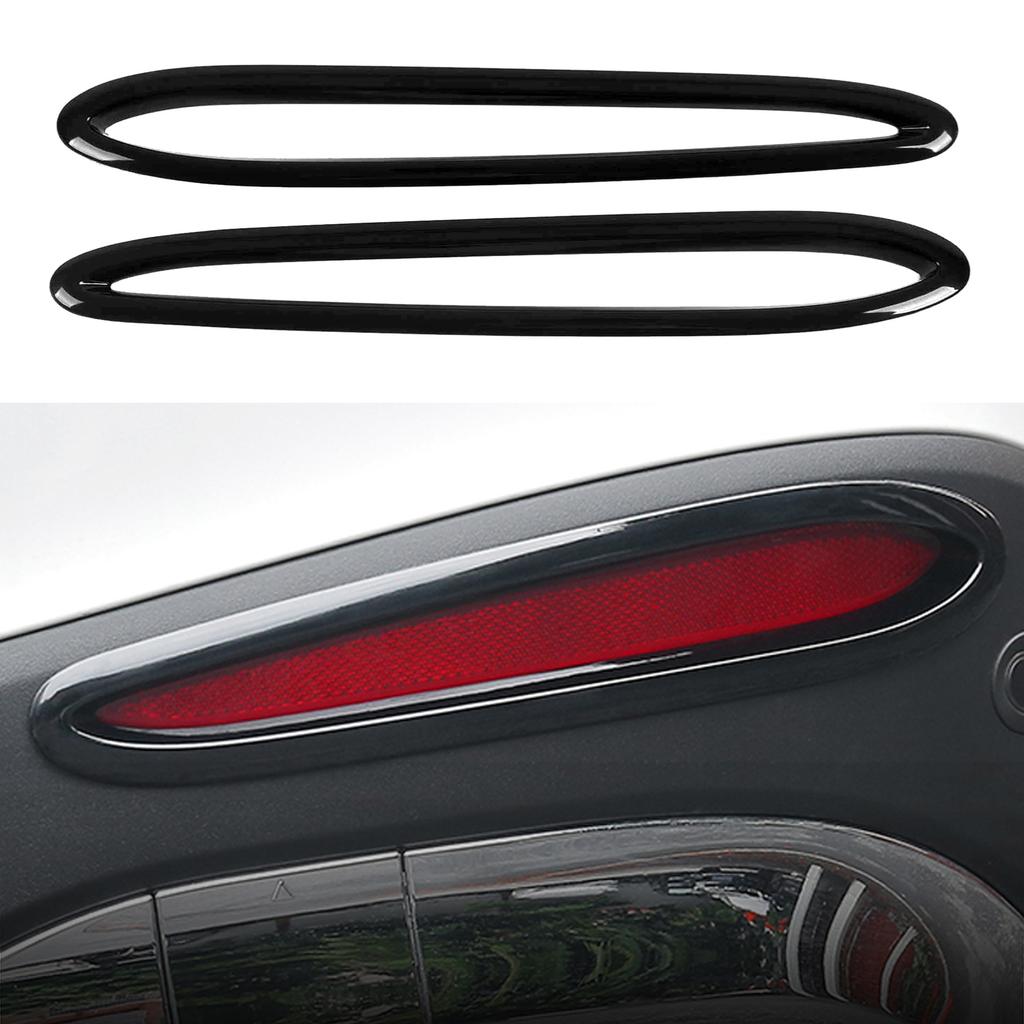 For Mercedes-Benz GLC X254 C254 -2024 Car Accessories ABS Rear Fog Light Lamp Decor Cover 2pcs