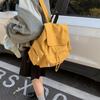 Solid Color Casual Backpack New Simple And Lightweight School Bag For Middle And High School Students Travel Backpack For Girls