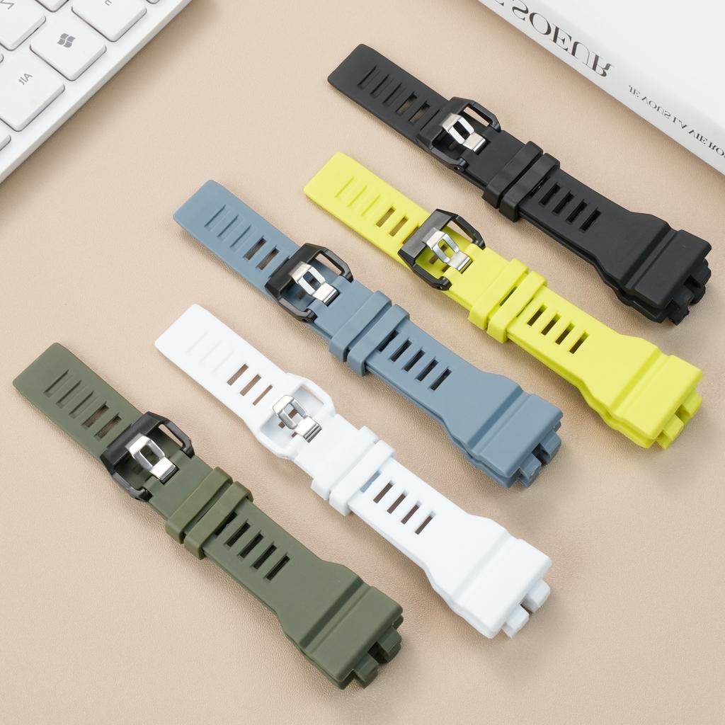 Replacement Watch Band for Casio G-Squad GBD-800 GBD-800-2/-7 GBA-800 GBA-800 Men's Resin Strap, Waterproof Sports Wristband