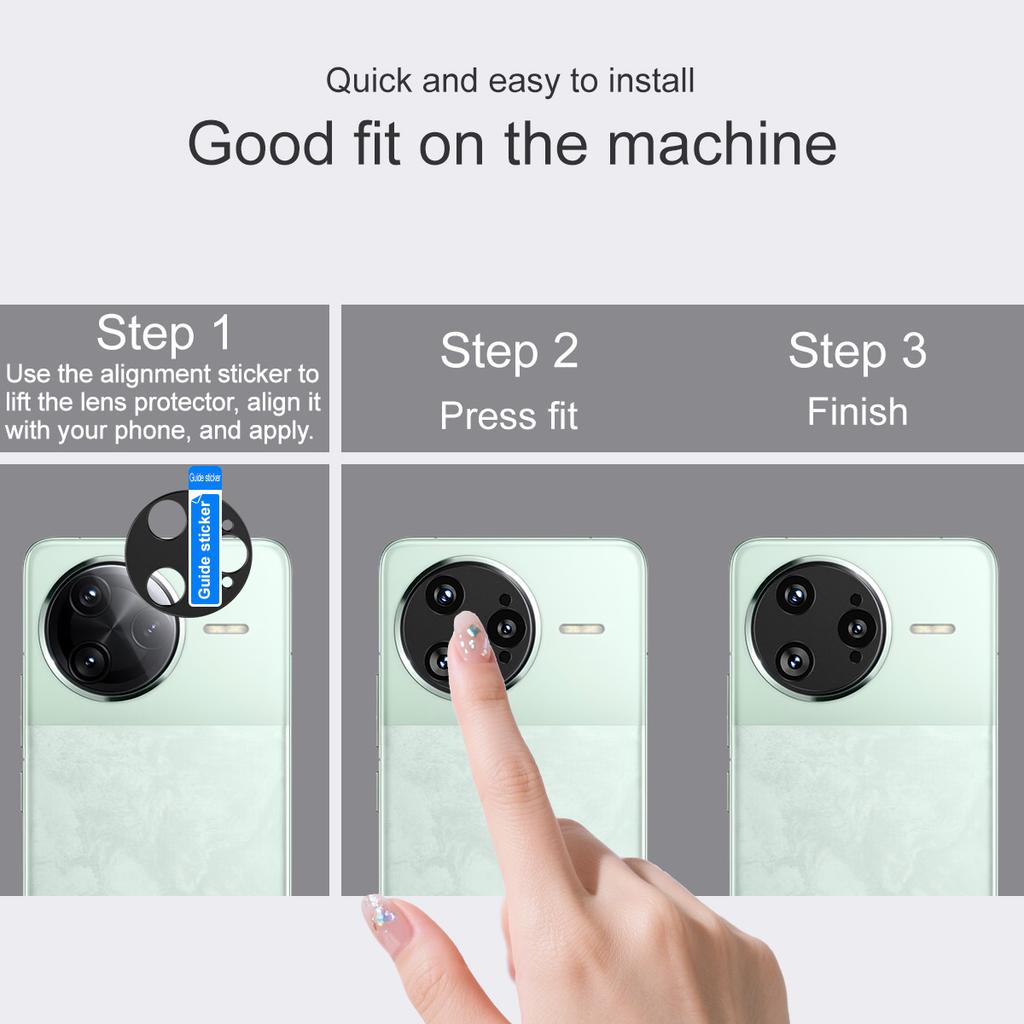 For Redmi K80 Pro 5G Glass Lens Film IMAK Camera Styling Premium Camera Protector