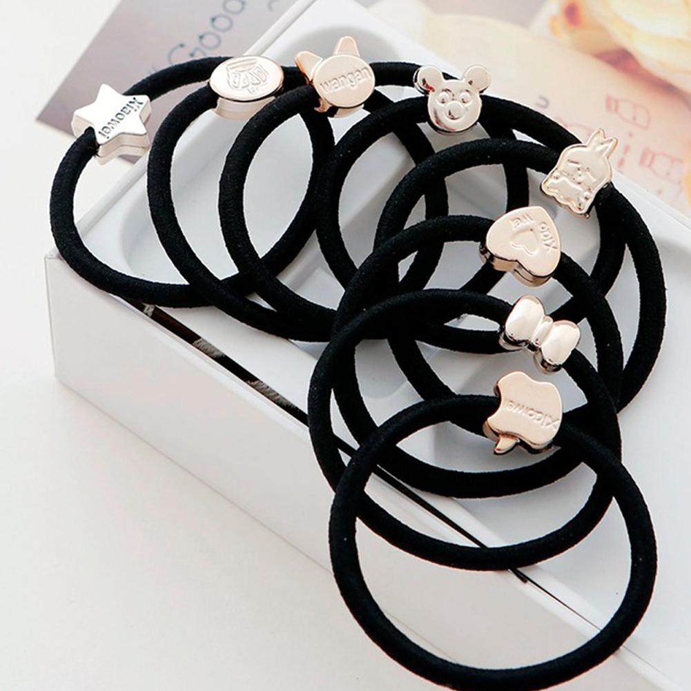 

Girl s Black Hair Rope Highly Elastic Hair Rope Headband Hair Accessories