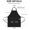 Plain Apron with Front Pocket Kitchen Cooking Craft Baking Black