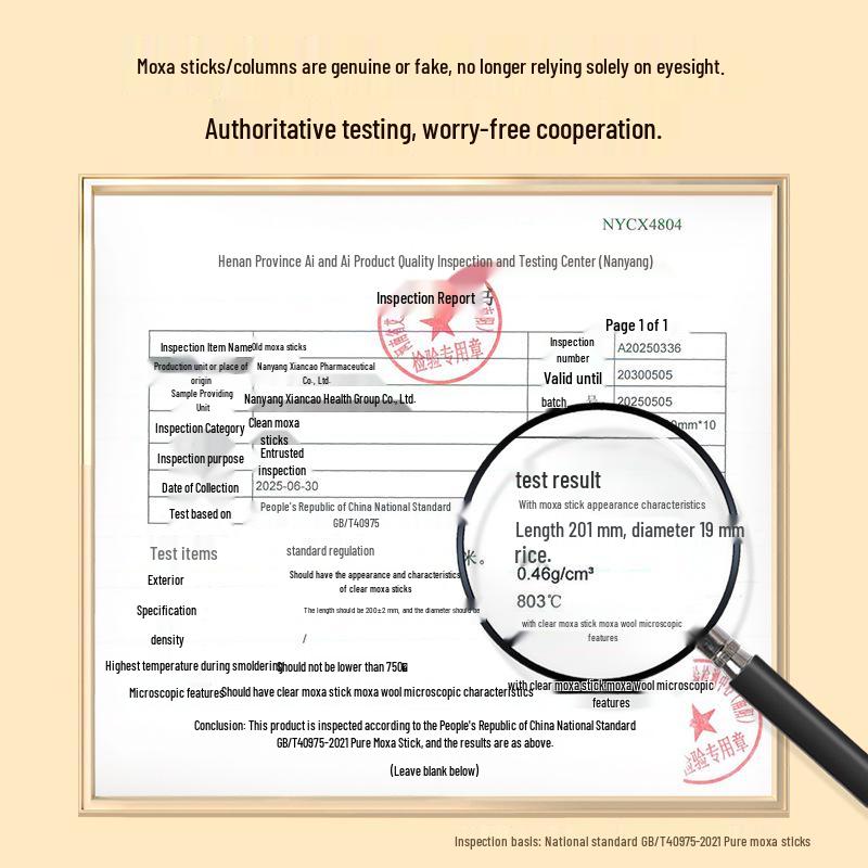 50:1 Gold Moxa Sticks - Three-Year Aged Rolled Mugwort for Moxibustion Therapy