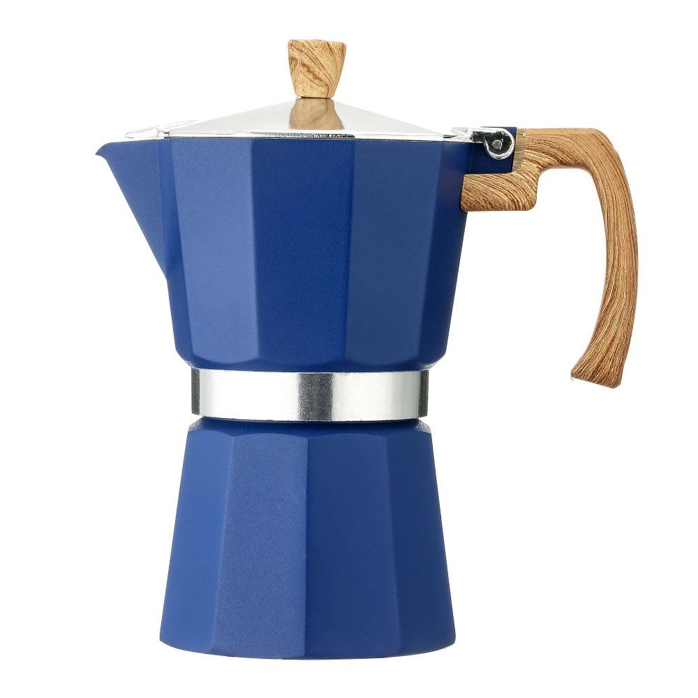 Octagonal Espresso Maker Pot 150ml/300ml Brewing Coffee Pot Coffee Percolator  Italian Coffee