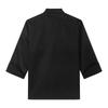Mens Chef Shirt Work Uniform Cross-Over Collar Chef Coat Kitchen Restaurant Hotel Unisex Cooking Jacket with Pockets Chef Tops