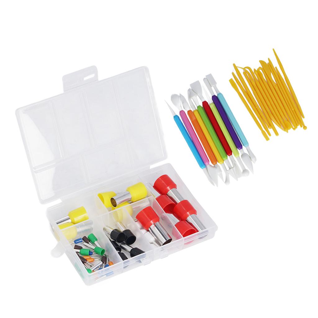Polymer Clay Cutters Set 63 Pcs Circular Cutter Carving Knife Engraving Pen Polymer Clay Tools for