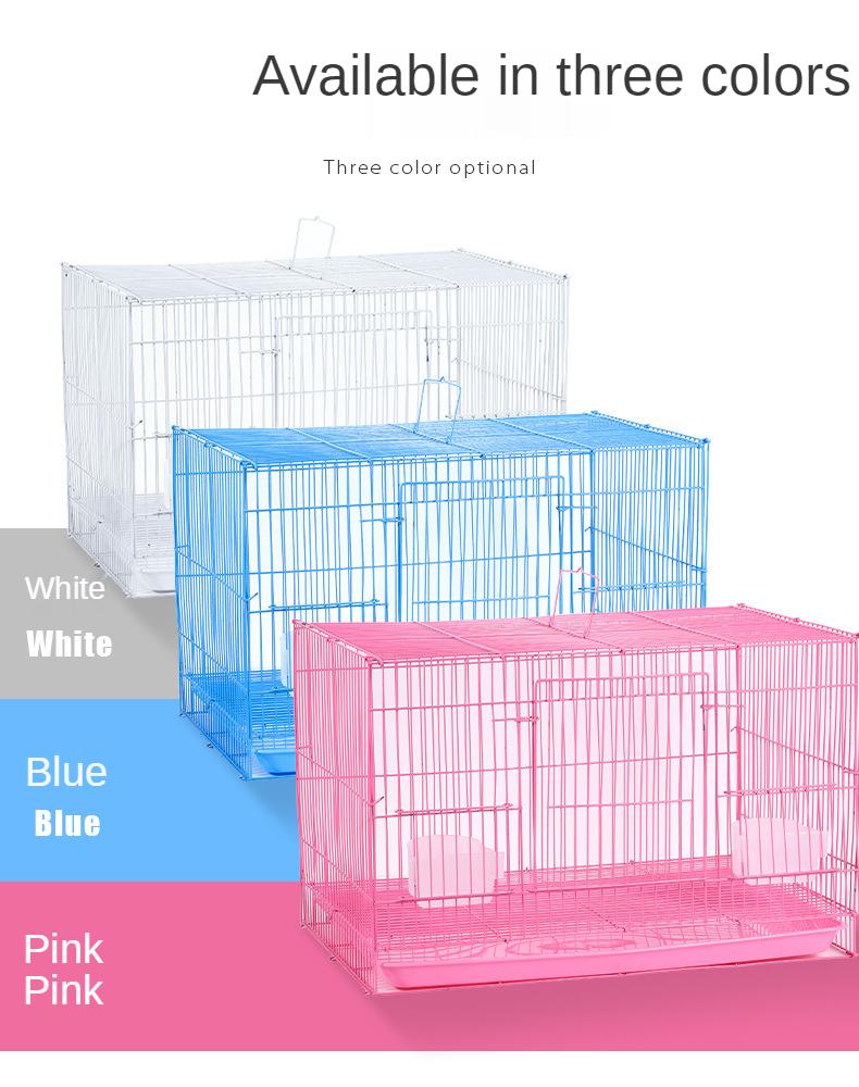Solid Color Quality Pet Rabbit Cage Oversized Indoor Household Collapsible Portable Rabbit Dog Pet Cage Houses