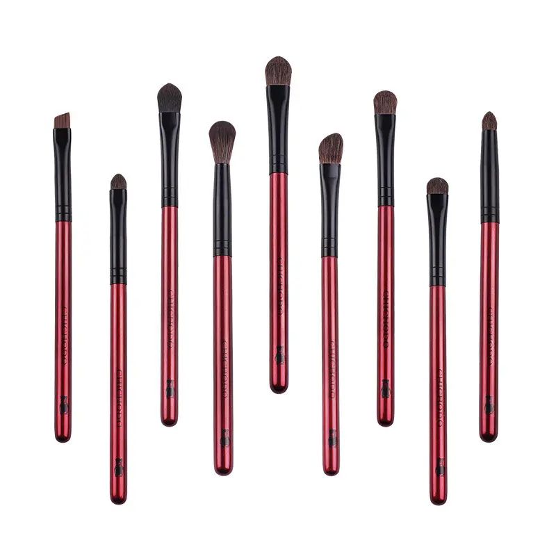 

9 Animals Pony Hair Eye Sets Eye Shadow Blending Brush All Year Round Neutral Beauty Makeup Tools Cangzhou Makeup Brush CHICHODO eye brush 9 pearly red