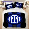 Inter Milan Rašto Patalynės Antklodės Komplektas Antklodės Užvalkalas Pagalvės Užvalkalas Namų Puošyba Gimtadienio Dovana (1 * antklodės užvalkalas + 2 * pagalvės užvalkalai, be šerdies)