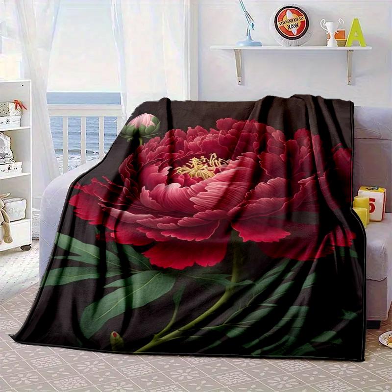 Floral Elegance In Bloom Blanket Flannel Blanket Throw Blanket Sofa Cover Blanket Soft Premium Blanket Picnic Blanket Tv Blanket Gifts