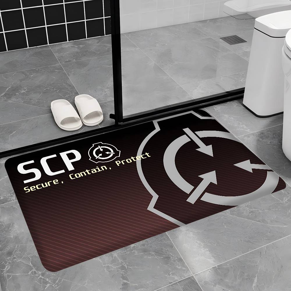 Sci Fi Foundation SCP Foundation Room Mats Retro Multiple Choice Living Room Kitchen Rug Non-Slip Welcome Rug