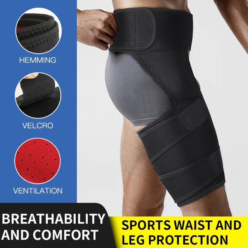 Sciatica Nerve Pain Relief Thigh Compression Brace For Hip Joints Arthritis Groin Wrap Brace Protector Belt Leg Warmers