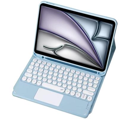 iPad Air 13 Gen6 Bluetooth Keyboard Case with Touchpad (Blue)