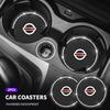 New Diamond Car Coaster Water Cup Holder Pad Anti-slip Mat For Nissan Qashqai X J10 J11 Trail Tiida Teana Skyline X-trail Almera