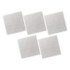 Lot de 5 Plaques de Mica Découpables Feuilles de Mica Pièce de Rechange pour Appareils Électroménagers Convient pour Micro-ondes Sèche-cheveux et Grille-pains
