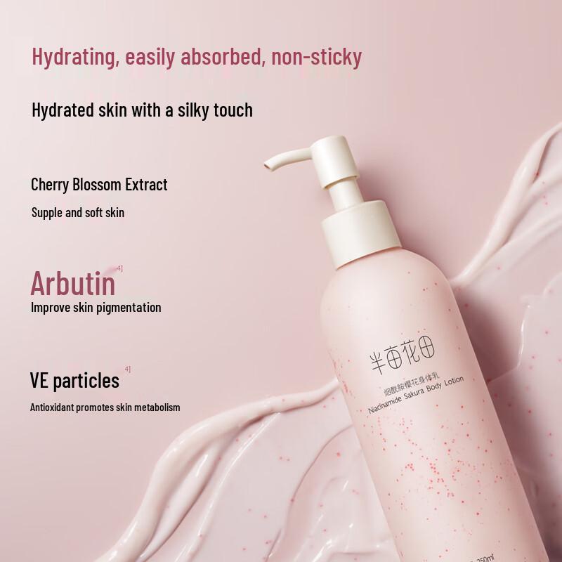 

Ban Mu Hua Tian Nicotinamide Cherry Blossom Body Lotion
