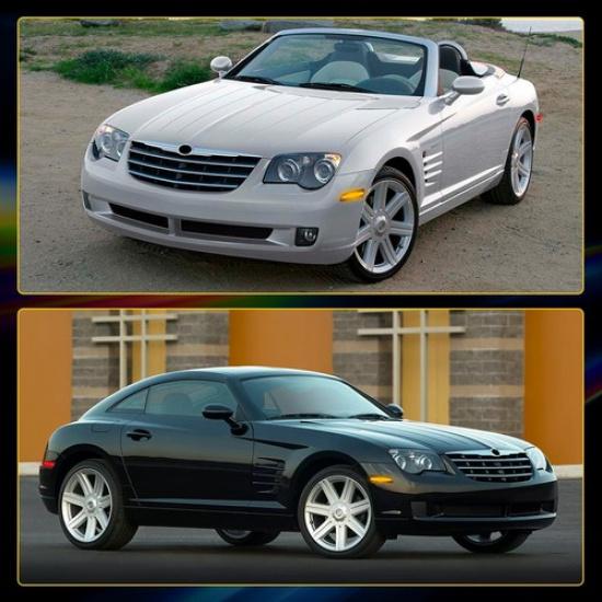 LED Smoked Front Rear Side Marker Lights For 04-08 Chrysler Crossfir Amber/Red V