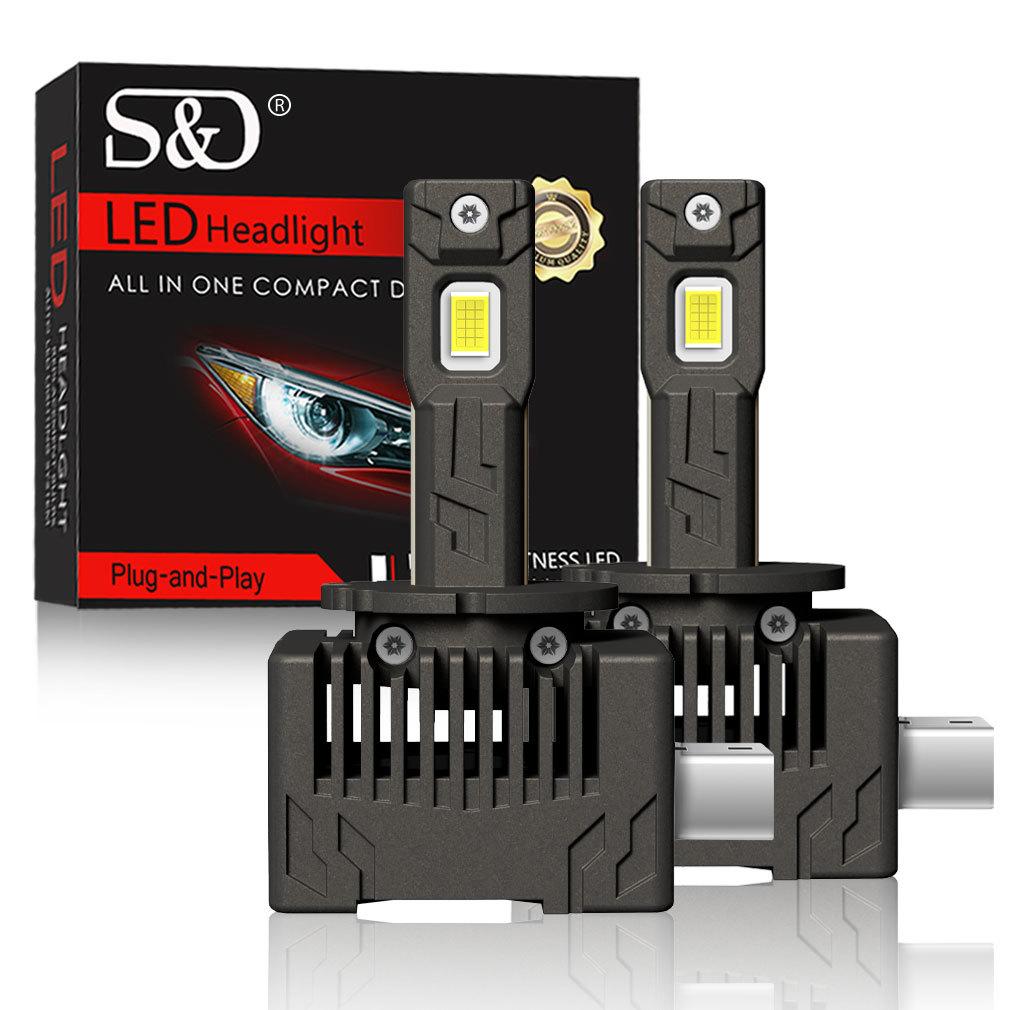 

2 шт. 60000 лм D3S світлодіодні лампи для фар D1S D2S D4S D8S D1R D2R D3R D4R D8R Turbo LED 30-ядерні CSP лампи для BMW Benz Volvo, CANbus 120 Вт, фари 6500K D1S/D1R