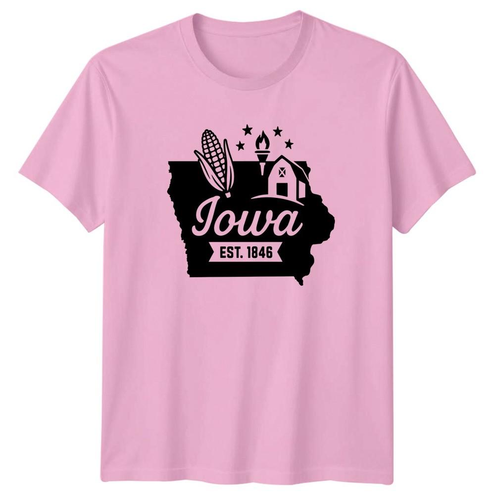 Iowa Est 1846 State Pride US States Unisex Unisex Graphic Tee