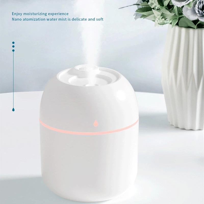 Portable Water Drop Humidifier Usb Desktop Indoor Air Atomization Humidifier Household Mute Large Spray Humidifier