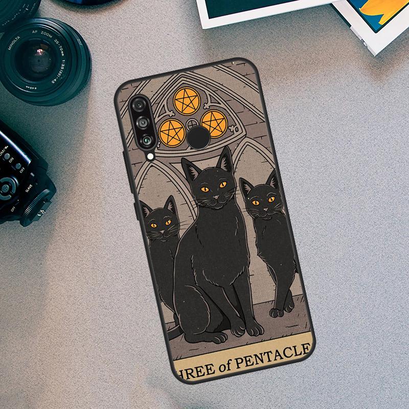 Katzen Tarot Hexerei Für Huawei Nova 7i 8i 11i 12i 9 10 SE 11 Pro Y60 Y70 Y90 Y61 Y91 Y72 Y73 P40 P30 Lite Hülle