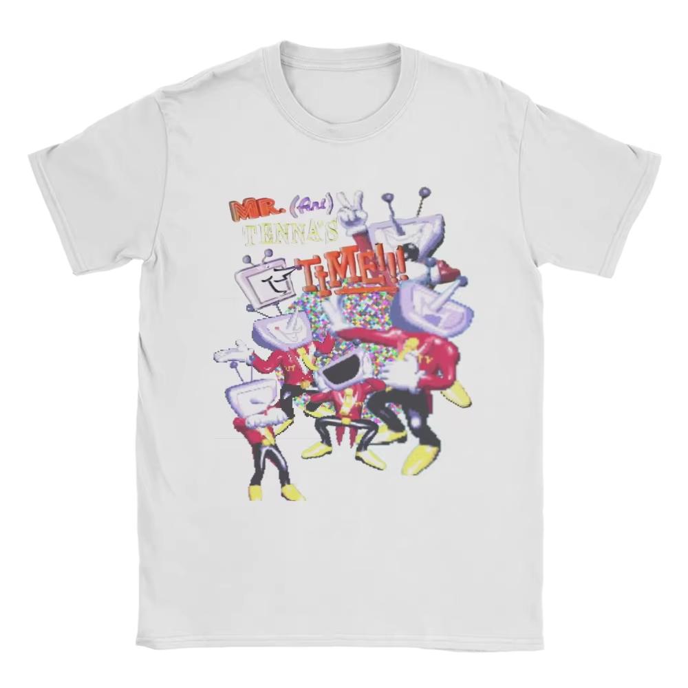 Mr Ant TV Time Tshirt Unisex Deltarune Game Tshirt All Seasons Couple Streetwear Tops oversized t shirt men t shirt