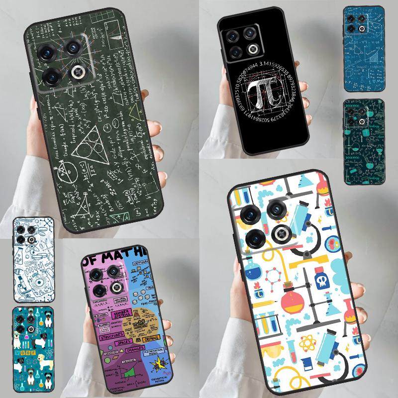 Symbol Math Science Physics Formulas Case For OnePlus 12 12R 11 9 10 Pro 10R 10T OnePlus Nord CE 3 2 Lite N30 N20 N10 CE4 Cover