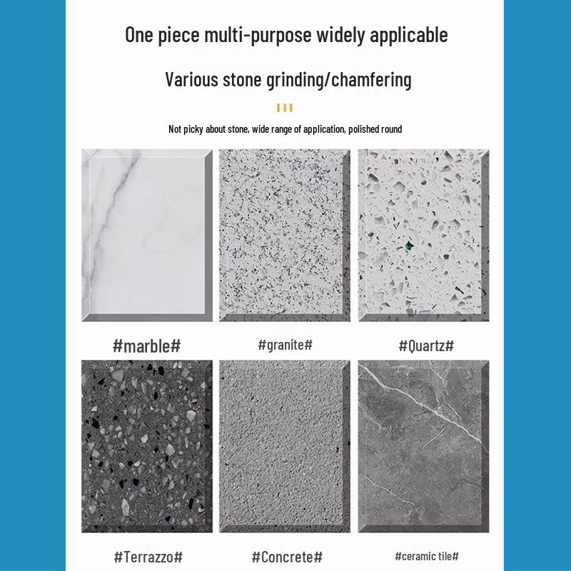 Tile Trimmer & Edger: Integrated Grinding & Polishing Disc for Beveling