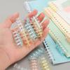 5er-Pack Transparente PP-Ringbuchringe - Bis zu 100 Blatt Kapazität, Buchliebhaber, Dokumentenorganisation und Bürogebrauch