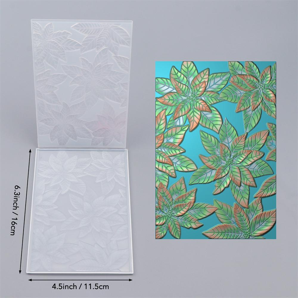 

Snowman Olives 3D Embossing Folder Christmas Snowflake, Rose Flowers Background Patterns Templates For DIY Scrapbooking Card