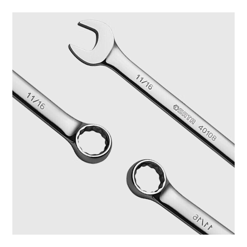SATA Imperial Fully Polished Combination Wrench