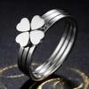Titanium steel ring, niche and high-end, light luxury, non-fading, cross-border Instagram-style Foever Love