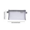 Simple Transparent Mesh Office Student Pencil Cases Nylon School Supplies Pen Box