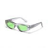 Xunge Cat Eye Retro Sunglasses: Thin Narrow Frame, European & American Style for Women & Men