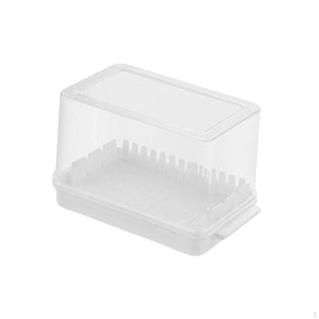 Butter Cutting Storage Box Cheese Organizer Transparent Multipurpose for