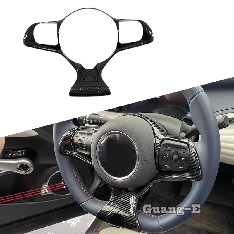 For BYD ATTO3/Yuan Plus   2024 ABS Plastic Car Steering Wheel Frame Decoration Cover Trim Auto Interior Accessories