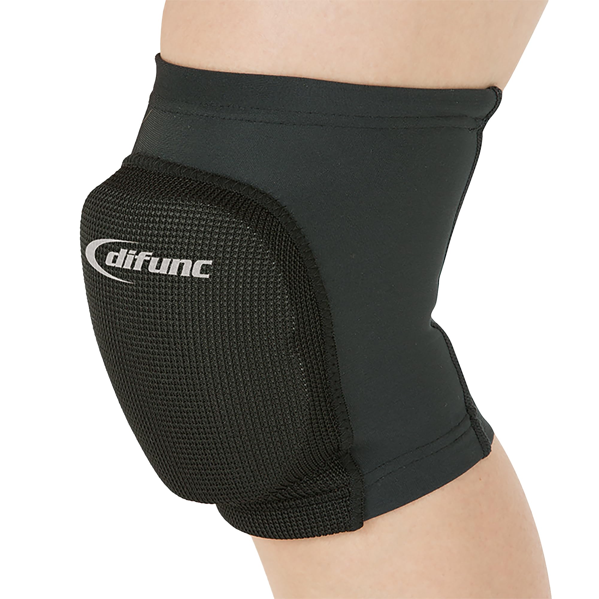 

Volleyball Knee 23mm with Made in Tricot Knee Impact JVA Certified D&M Support, Thin, Pad, Junior, 1-Pack, Black, Medium, Japan, D-809JR, D-Funk чёрный