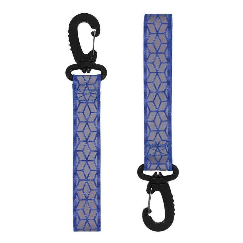 2Pcs High Visibility Reflective Keychain - Double-sided Safety Strip, Suitable for Night Running and Cycling