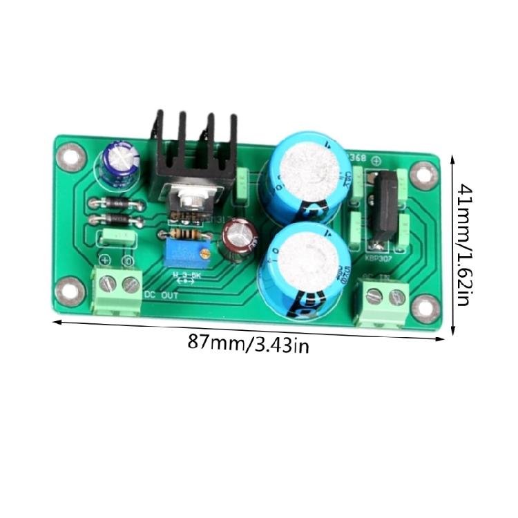 FMEX 502 LM317 Voltage Regulator Circuit Board FMEX 502 Low Noise For Amplification And Signal Processing