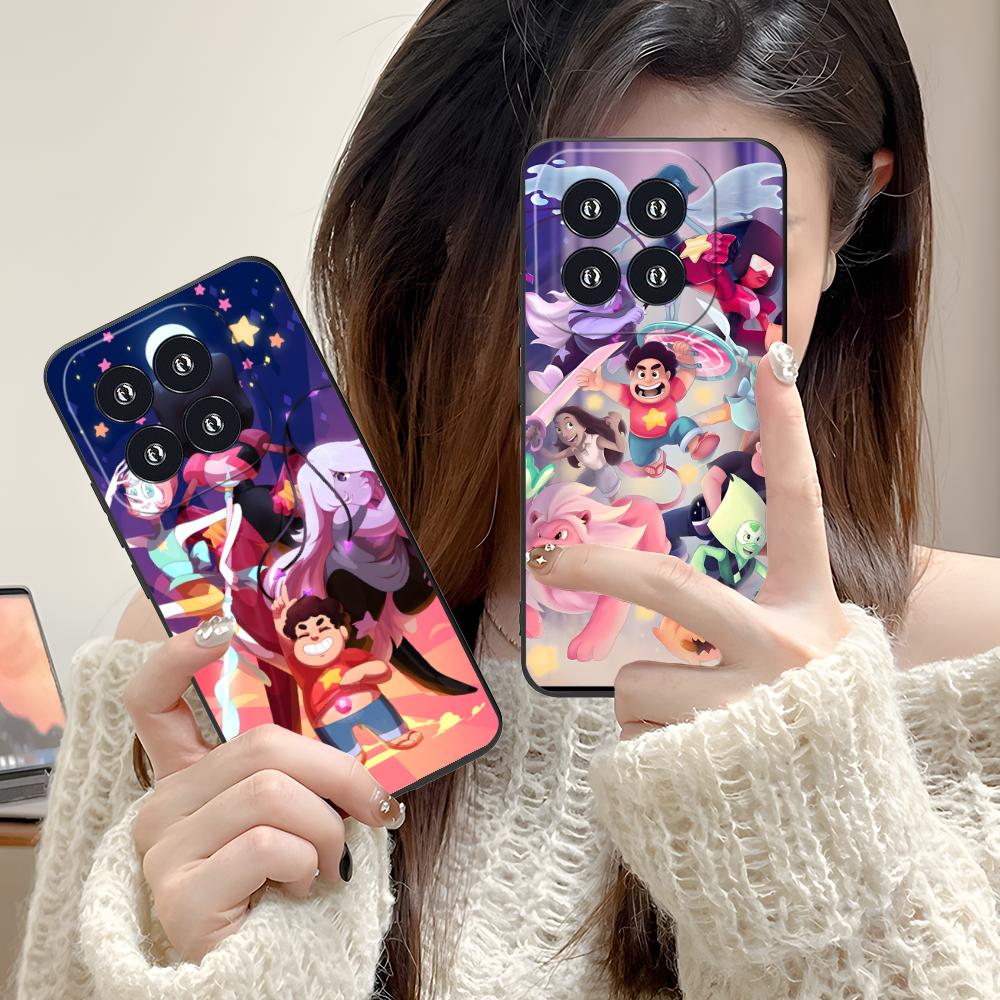 Steven Universe Mobile Phone Case for Xiaomi 15 14 13 12 Mi 11 T Ultra Lite Pro S X 5G Colour Protective Cover Pretty Luxury
