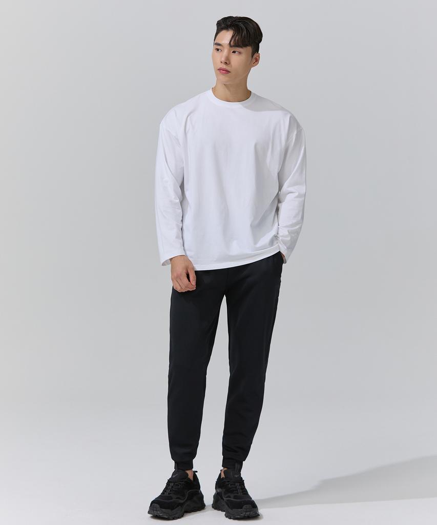 Beullaegmonseuteopis Air Cushion Fleece-Lined Jogger Pants (Black) / Bm220820