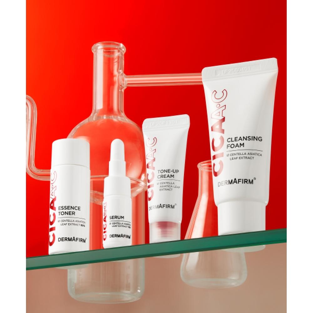 Dermafirm Cica A.c.e 4pcs Trial Kit  Cleansing Foam 30g + Toner 20ml + Serum 5ml + Tone Up Cream 10ml NONE