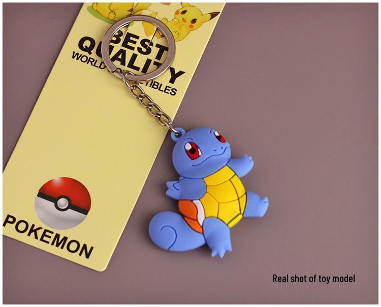 Little Elf Pikachu Keychain: Soft PVC Pokémon Pendant Toy