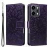 For Oppo Reno14 Pro 5G (China)/Oppo Reno14 Pro 5G (Global) Leather Wallet Case Sunflower Imprinted Phone Cover