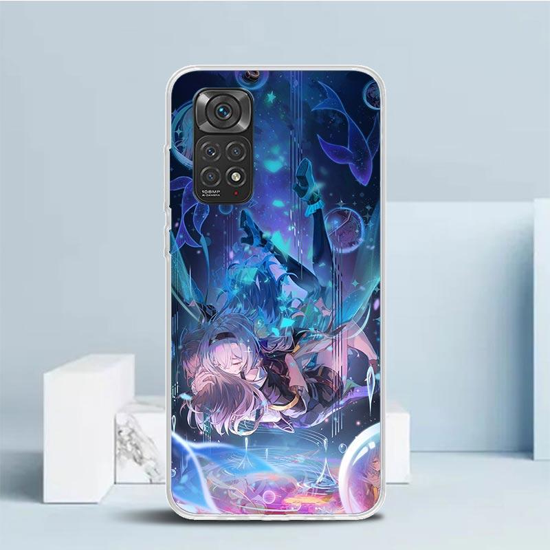 

Чехол для телефона Honkai Star Rail Firefly для Xiaomi Redmi Note 15 14 14S 13 12S 12 Pro Plus 11S 11 11T 11E 10S 10 + Мягкая задняя крышка из ТПУ Redmi Note 10 Pro 4G